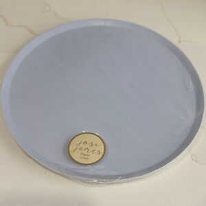 Josi James Paper Plates 12-Pack classic baby blue